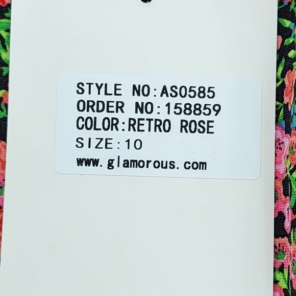 Glamorous Women's in Rose Floral Maxi Tiered Wrap Dress - Picture 8 of 9